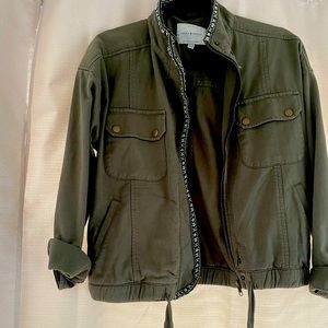 new w/o tags Lucky utility jacket w/ embroidery